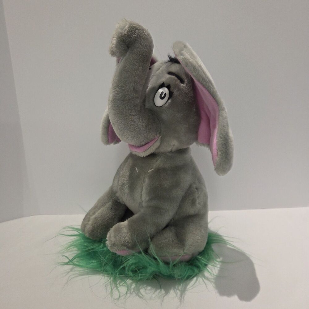Dr Seuss Horton Plush Toy Stuffed Animal Elephant Egg 1983 Vintage 13"